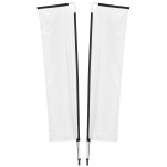 Legend 3M Sublimated Telescopic Double-Sided Flying Banner - 1 complete unit