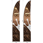 Legend 3m Sublimated Arcfin Flying Banner Skin - Set Of 2 (Excludes Hardware)
