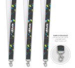 Altitude Kaleidoscope Satin Lanyard - Sample