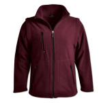 Ladies Zip Off Sleeve Polar Fleece