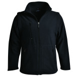 Ladies Zip Off Sleeve Polar Fleece