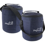 Eira Denim Barrel Cooler with Pocket.