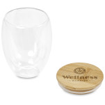 Okiyo Aibo Glass & Bamboo Coffee Set