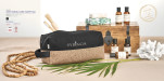 Okiyo Koruku Cork & Cotton Toiletry Bag