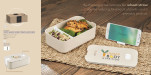 Okiyo Machi Wheat Straw Lunch Box