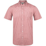 Mens Short Sleeve Edinburgh Shirt - Red