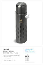 Serendipio Binary Stainless Steel Vacuum Flask - 500ml