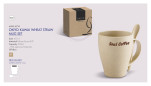 Okiyo Kawai Wheat Straw Mug & Spoon - 350ml