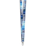 Lobster Clip Double-Sided Sublimation Satin Lanyard