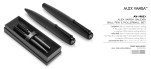 Alex Varga Galexia Ball Pen & Rollerball Set