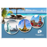 Ovation Sublimated Gazebo 1.5m X 1.5m - Half-Wall (Excludes Hardware)