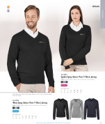 Ladies Long Sleeve Peru V-Neck Jersey