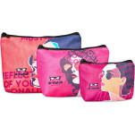 Pre-Printed Sample Hoppla Leanne Recycled PET Stitch-Bond Maxi Toiletry Bag