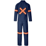 Trade Polycotton Conti - Suit Reflective Arms, Legs & Back - Orange Tape