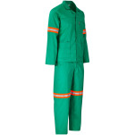 Trade Polycotton Conti - Suit Reflective Arms, Legs & Back - Orange Tape