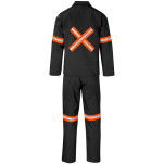 Trade Polycotton Conti - Suit Reflective Arms, Legs & Back - Orange Tape