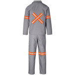 Trade Polycotton Conti - Suit Reflective Arms, Legs & Back - Orange Tape