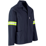 Artisan Premium 100% Cotton Jacket - Reflective Arms - Yellow Tape