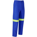 Artisan Premium 100% Cotton Pants - Reflective Legs - Yellow Tape