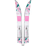 Legend 4M Sublimated Arcfin Double-Sided Flying Banner - 1 complete unit