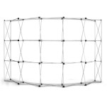 Legend Curved Banner Wall 3.5m x 2.25m