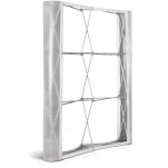 Legend Curved Banner Wall with Wings 1.45m x 2.25m