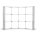 Legend Curved Banner Wall with Wings 2.85m x 2.25m