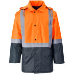 Hazard Padded Two-Tone Hi-Viz Reflective Jacket