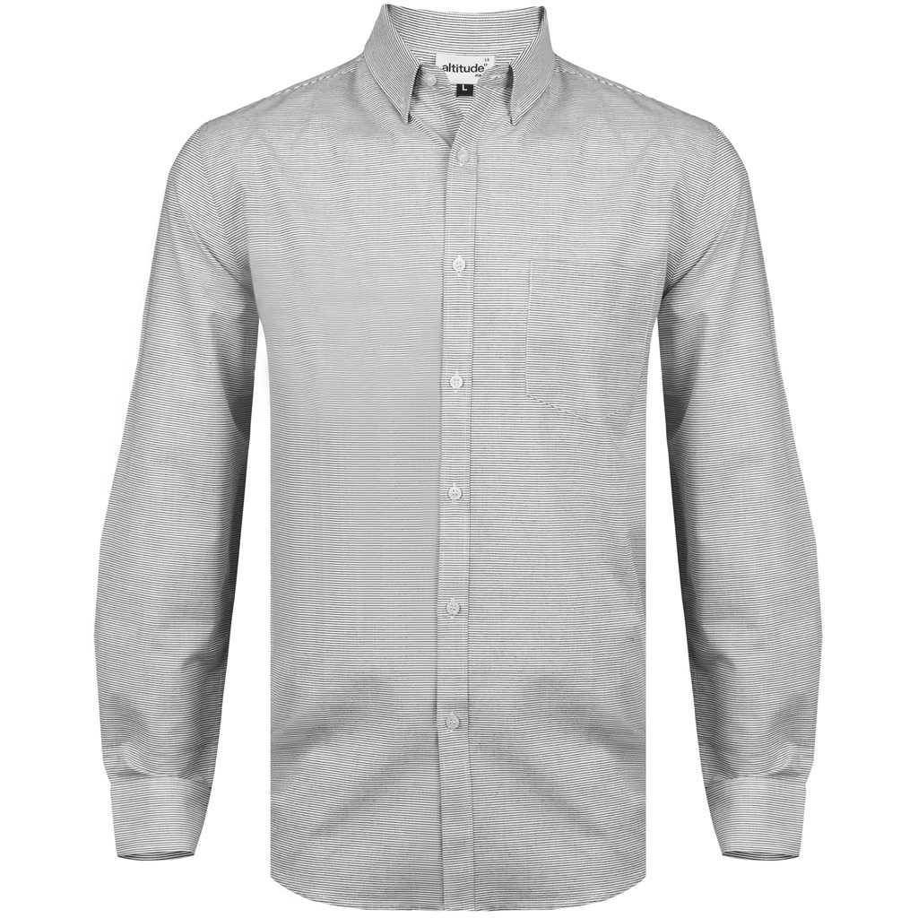 Mens Long Sleeve Earl Shirt - Grey