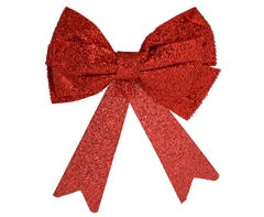 Red Christmas Glitter Bow