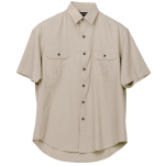 Plain Bush Shirt Mens