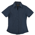 Pioneer Check Blouse Short Sleeve Ladies