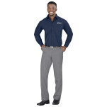 Mens Long Sleeve Micro Check Shirt