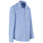 Mens Long Sleeve Micro Check Shirt