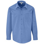 Mens Long Sleeve Micro Check Shirt