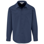 Mens Long Sleeve Micro Check Shirt
