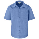 Mens Short Sleeve Micro Check Shirt