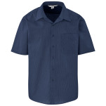 Mens Short Sleeve Micro Check Shirt