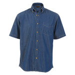 Denver Denim Shirt Short Sleeve Mens