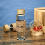 Kooshty Bamboost Glass Water Bottle - 700ml