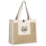 Okiyo Hikari Jute & Cotton Tote