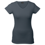 170g Slim Fit V-Neck T-Shirt Ladies