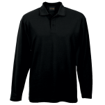 175g Pique Knit Long Sleeve Golfer Mens