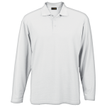 175g Pique Knit Long Sleeve Golfer Mens