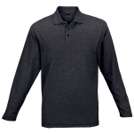 175g Pique Knit Long Sleeve Golfer Mens