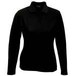 175g Pique Knit Long Sleeve Golfer Ladies