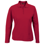 175g Pique Knit Long Sleeve Golfer Ladies