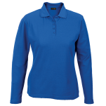 175g Pique Knit Long Sleeve Golfer Ladies