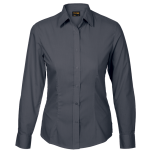 Basic Poly Cotton Blouse Long Sleeve Ladies