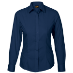 Basic Poly Cotton Blouse Long Sleeve Ladies